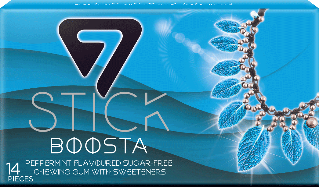 7 Stick Chewing Gum Pepermint Boosta